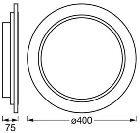 Plafonieră LED dimabilă Ledvance SMART+ ORBIS WOOD LED/24W/230V Wi-Fi