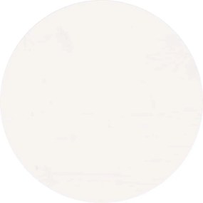 vidaXL Blat de masă rotund, alb, Ø50x3 cm, lemn masiv de pin