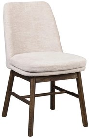 Scaune de dining bej 2 buc. Amesbury – Rowico