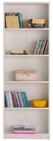 Biblioteca Adore Modern, 5 rafturi, 64x182x26 cm