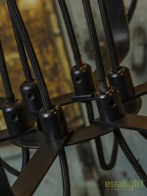 Candelabru design industrial cu 6 brate SEATTLE SEATTLE/H/B