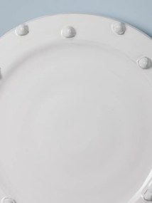 Farfurie alba din ceramica, D24.5cm Dante