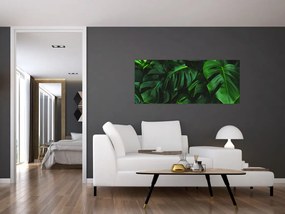 Tablou cu frunze Monstery (120x50 cm)