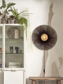 Aplica de perete eco din bambus Kalimantan 60cm nat/bl