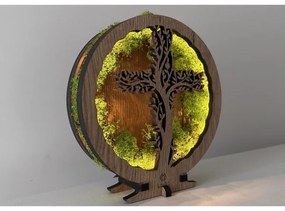 Li-Go 23622/DUB2 - Decorațiune de masă LED dimerizabilă LED/12W/230V 20x22 cm stejar