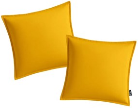 Set 2 buc perne de exterior EMPARO 50x50 cm, galben mustar