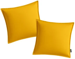Set 2 buc perne de exterior EMPARO 50x50 cm, galben mustar