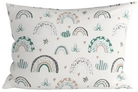 Set de 2 huse decorative pentru perna RAINUBI 40x60 cm, alba