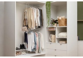 Set 2 scări și tijă extensibilă pentru haine Compactor