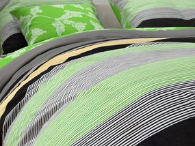 Lenjerie de pat din bumbac Renforce IMANI verde Dimensiune lenjerie de pat: 2 buc 80 x 80 cm | 200 x 200 cm