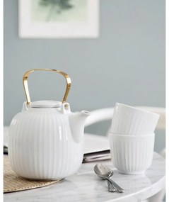 Cană din porțelan Kähler Design Hammershoi, 200 ml, alb