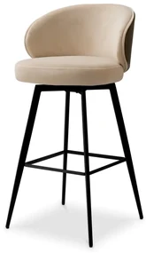Scaun de bar design elegant LUX Camerota, Sabino beige