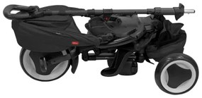 QPlay - Tricicletă 3 în 1 RITO EVA PLUS neagră