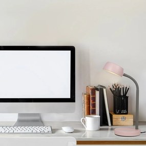 Veioza LED, lampa de masa design modern Berry roz