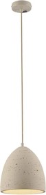 Schöner Wohnen TRAVENTA 12540-42 - Pendul cu cablu, 1xE27/40W/230V, Ø 21 cm, beton