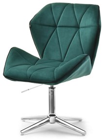 Fotoliu Velma S (verde + crom). 1110464