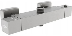 Mexen Cube baterie de duș termostatică, grafit - 77250-66