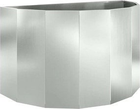 vidaXL Jardinieră Argintiu 90 x 45 x 50 cm Oțel Galvanizat