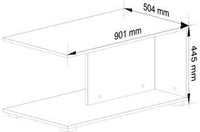 Măsuță de cafea Palak V (stejar sonoma). 1068798
