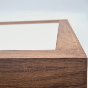 Plafonieră LED dimabilă Brilagi WOODY FRAME LED/50W/230V stejar 60x60 cm IP44 + telecomandă