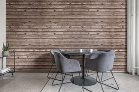 Fototapet, Horizontal Boards, Brown, Rebel Walls