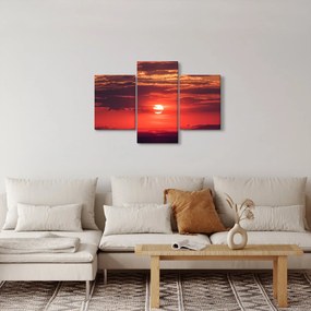 Tablou cu soarele colorat (90x60 cm)