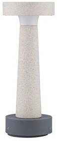 Stalp LED din ciment pentru exterior IP65 Cram White H-30cm
