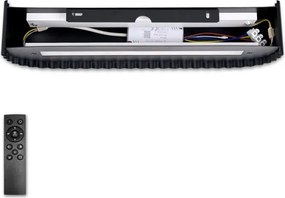 BRILAGI - LED reglabilă aplică de perete FALCON MODERN LED/14W/230V 40 cm neagră + telecomandă