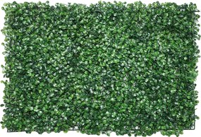 Gard viu artificial cu frunze dese mici verzi 400x600mm