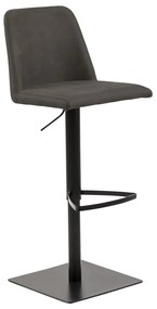 Scaun de bar gri antracit cu înălțime ajustabilă (înălțime șezut 78,5 cm) Avanja – Actona