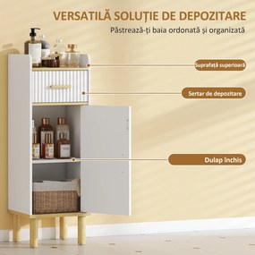 HOMCOM dulap jumătate de coloană independent | Aosom Romania