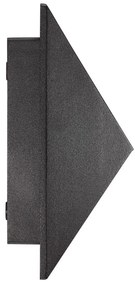 Aplica de perete pentru iluminat exterior IP54 Pontio 15 negru