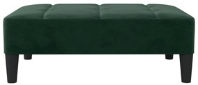 Taburet, verde inchis, 78x56x32 cm, catifea Verde inchis