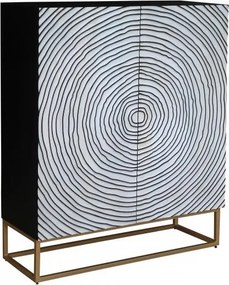 Comoda inalta cu model 3D Zen Circle 120cm