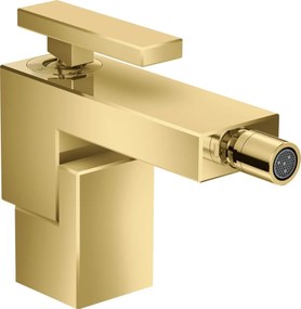 Baterie bideu auriu lucios cu ventil click-clack inclus Hansgrohe Axor Edge Auriu lucios