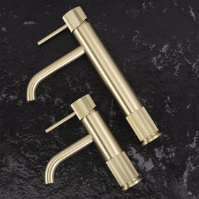 Baterie pentru baie Rea Lungo Stripe Brush Gold Low