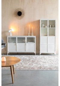 Vitrină albă din metal Miya – White Label
