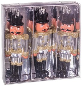 Ornamente de Crăciun 3 buc. 13 cm Soldier – Casa Selección