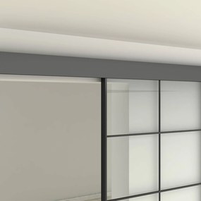 Ușă glisantă sticlă sablată ASB-002