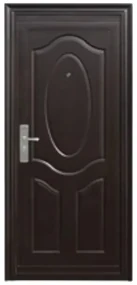 Usa metalica de exterior cu izolatie si vizor Novo Doors ND141 ,deschidere stanga dreapta, 1 yala, dimensiuni multiple,tabla 0.5 mm, balamale si