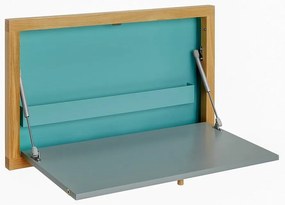 Masă extensibilă de perete Woodman Banti, albastru