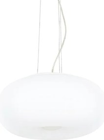 Ideal Lux - Lustră suspendată pe cablu ULISSE, 3xE27/60W/230V, Ø 42 cm, alb