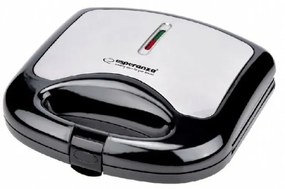 Prajitor de paine tip Sandwich maker Esperanza Asiago EKT011 1000W Negru/Gri