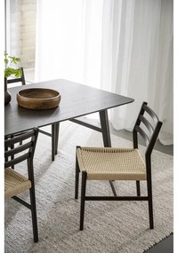 Scaune de dining natural /maro închis 2 buc. Harlan – Rowico