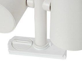 Șină modernă cu 1 fază - lumină albă cu 2 spoturi - Iconic Scopio