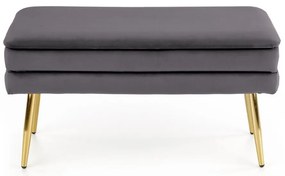 Scaun Velva 2, gri/auriu