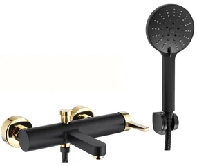 Baterie pentru cadă REA Polo Black Gold