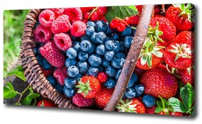 Tablou pe pânză canvas Coș cu fructe de pădure