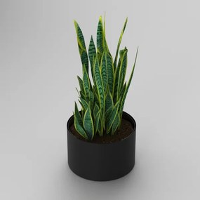 Ghiveci de flori 11x17 cm negru