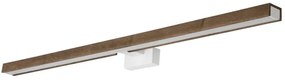 Aplică LED pentru oglindă Brilagi WOODY MIRROR LED/15W/230V IP44 stejar/alb